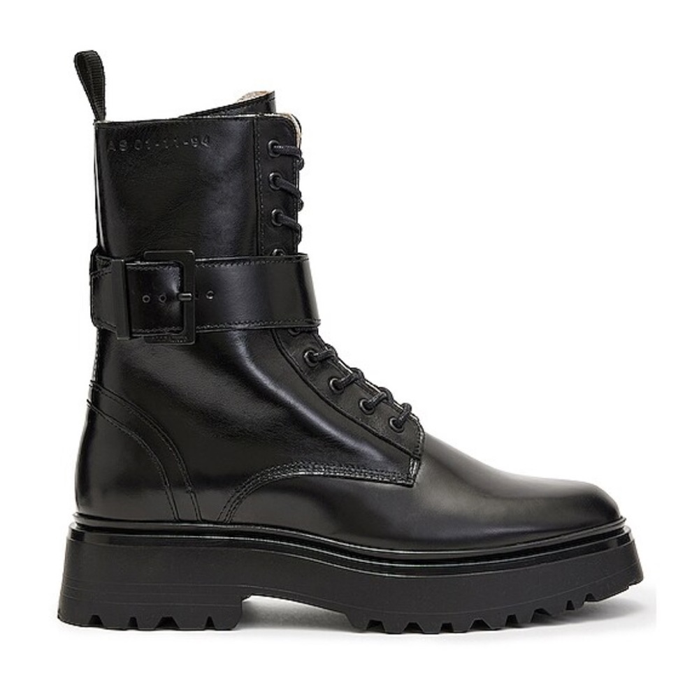 All saints onyx combat boot